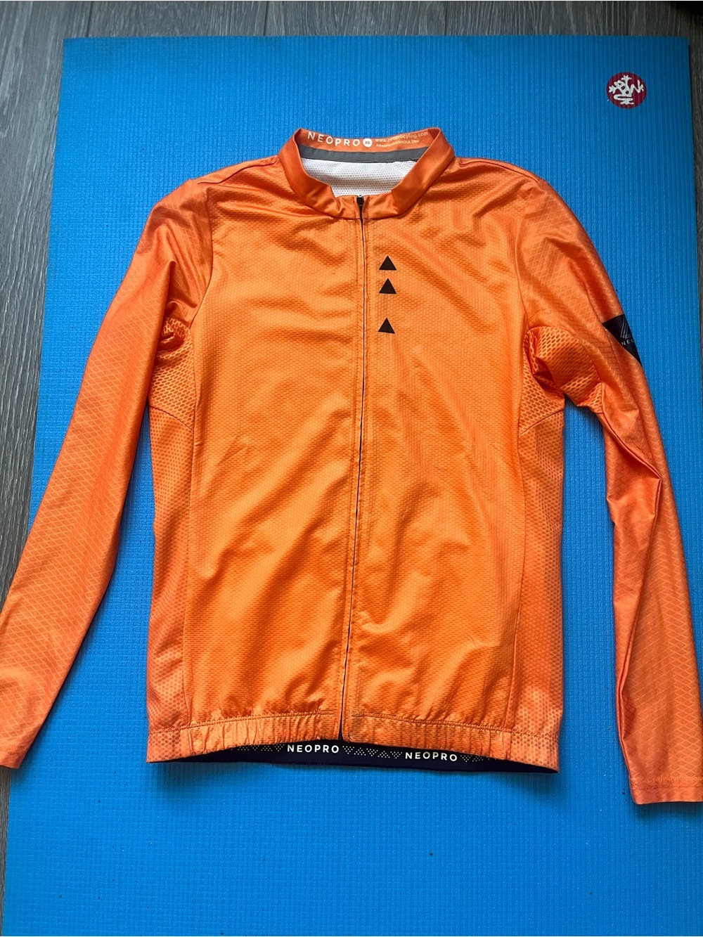 NeoPro Orange Lightweight Cycling Jersey